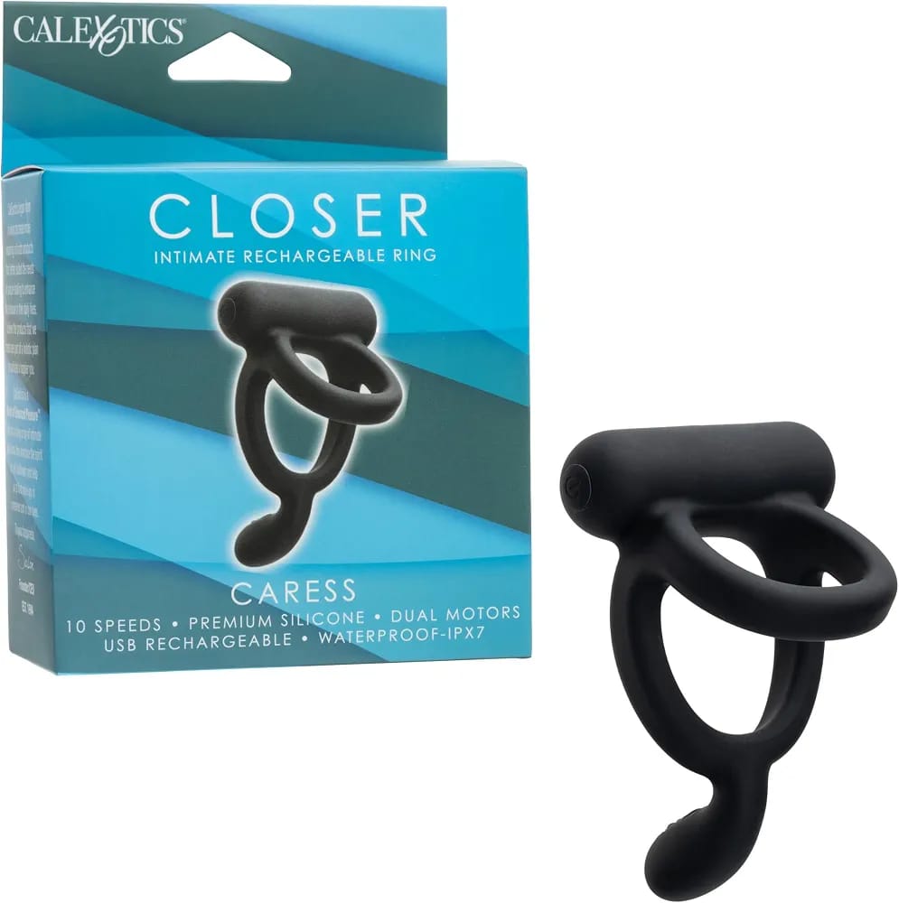 Closer Caress Intimate Rechargeable Ring – CalExotics