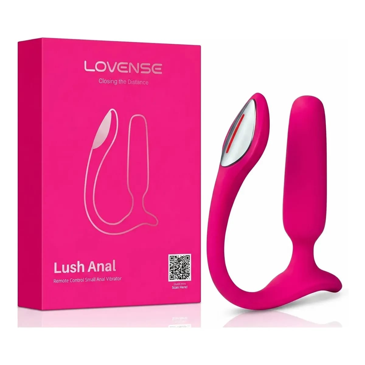 Lovense Lush Anal – vibrador anal inteligente con App, Bluetooth y LED