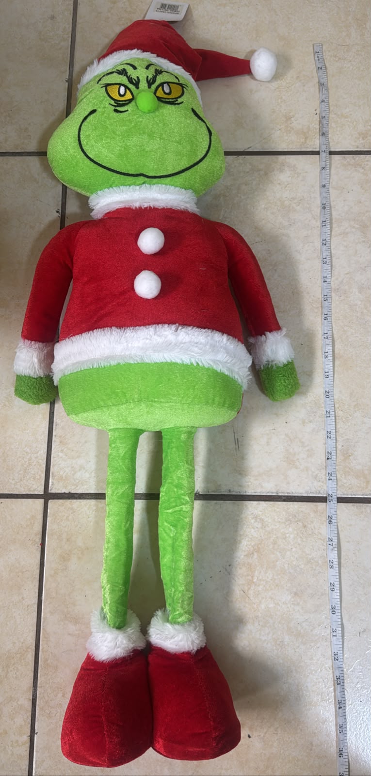 💚 PELUCHE PEQUEÑO DEL GRINCH VESTIDO DE SANTA