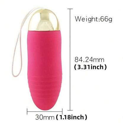 HUEVITO VIBRADOR CON CONTROL REMOTO RECARGABLE– 10 MODOS DE PLACER