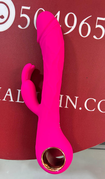 VIBRADOR CONEJO RECARGABLE CON PANTALLA DIGITAL – DOBLE ESTIMULACIÓN
