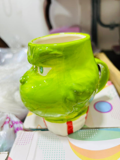 🎄 TAZA DEL GRINCH – EDICIÓN NAVIDEÑA CERÁMICA 3D