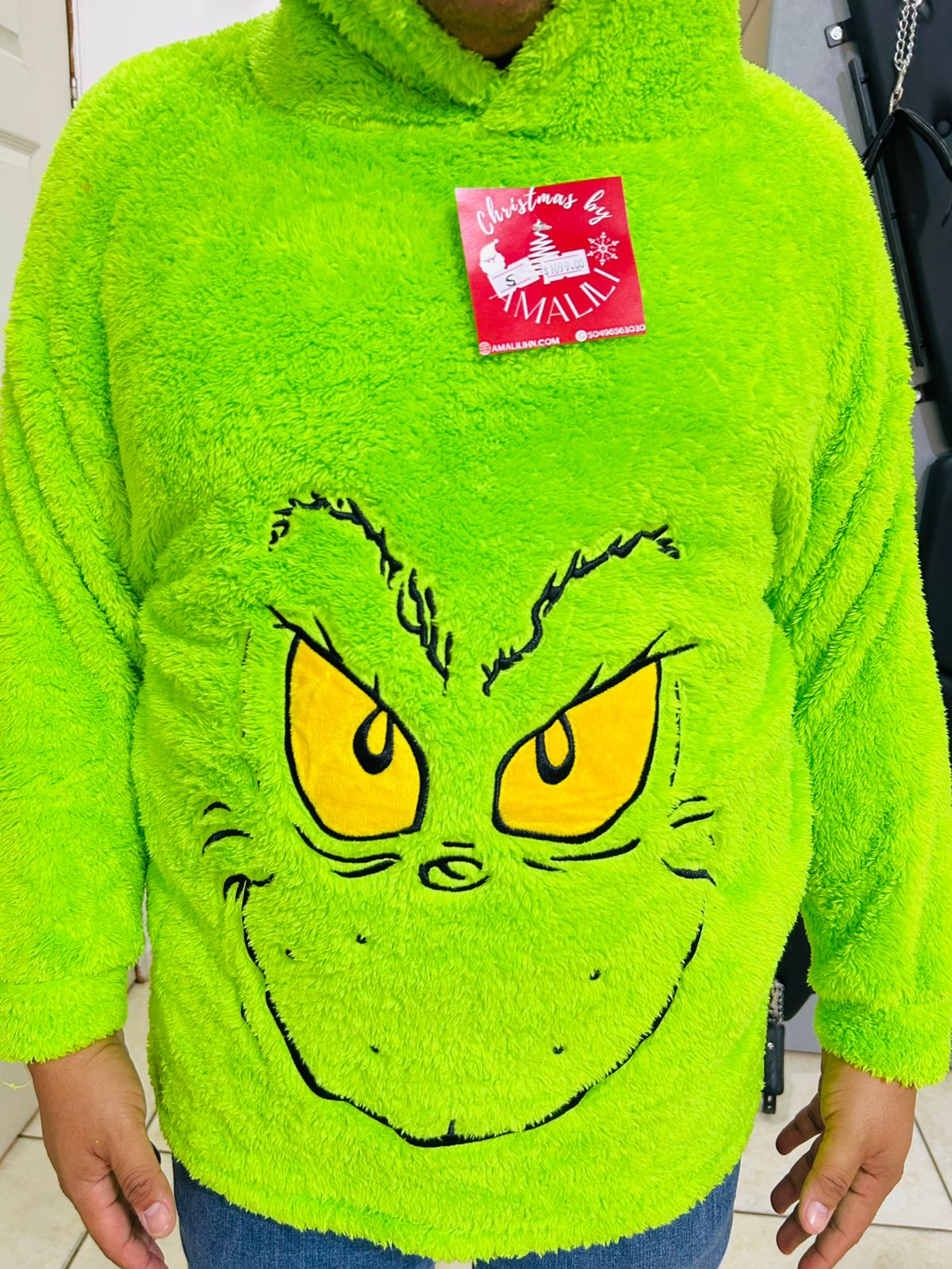 🎄 SUDADERA DEL GRINCH – CHRISTMAS BY AMALILI
