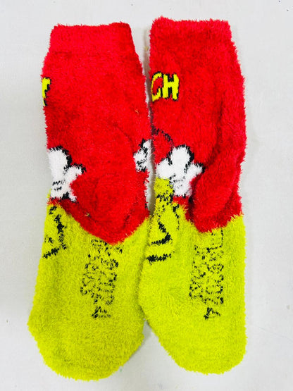 💚 CALCETINES “TEAM GRINCH” NAVIDEÑOS – ADULTO