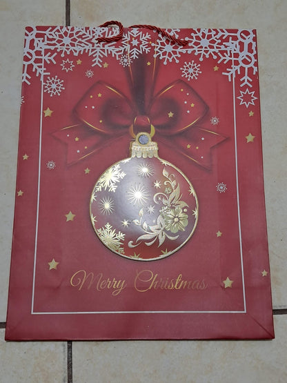🎄 BOLSAS NAVIDEÑAS PREMIUM CON BRILLO Y CORDÓN
