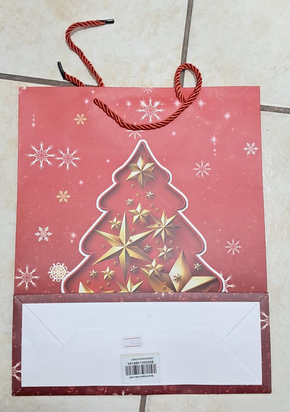 🎄 BOLSAS NAVIDEÑAS PREMIUM CON BRILLO Y CORDÓN
