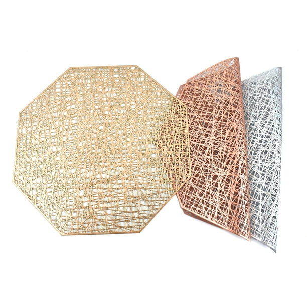 ✨ INDIVIDUALES DECORATIVOS NAVIDEÑOS METÁLICOS – VARIOS MODELOS