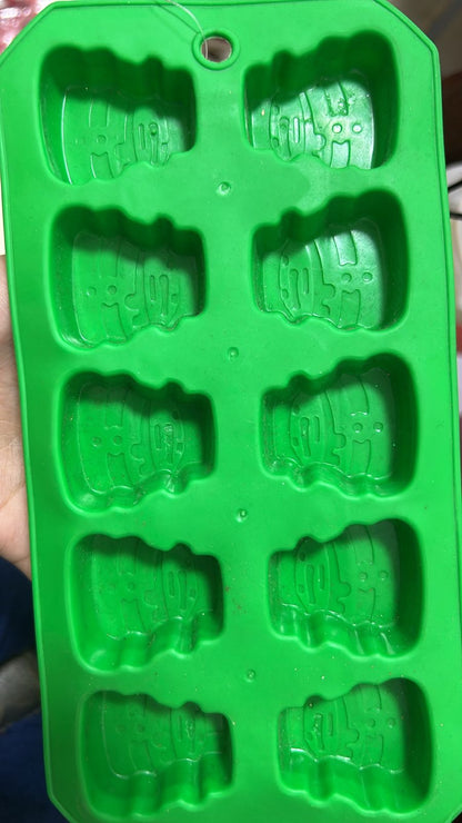 MOLDE DE SILICÓN NAVIDEÑO PARA CHOCOLATES O HIELOS – MUÑECO DE NIEVE