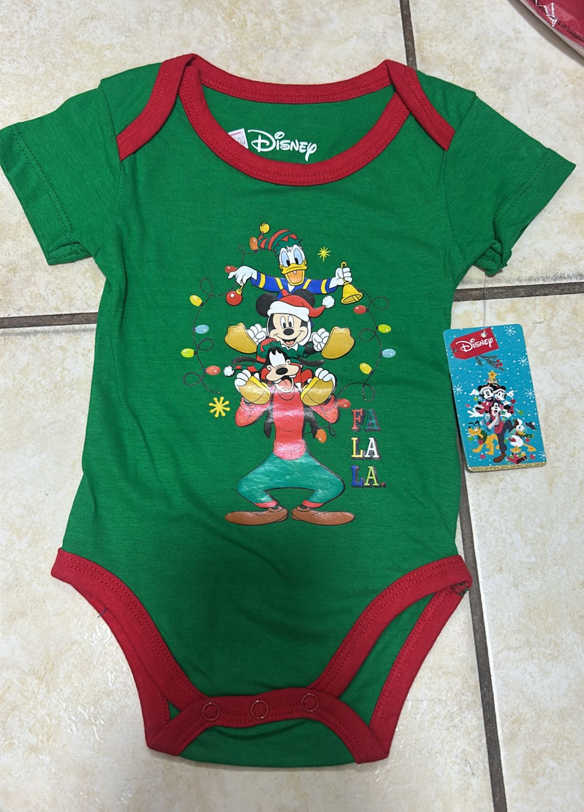 🎅 MAMELUCOS NAVIDEÑOS PARA BEBÉ – DISNEY Y GRINCH 6-9 MESES