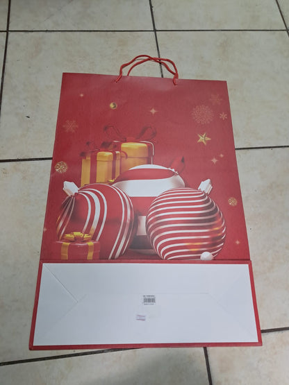 🎄 BOLSAS NAVIDEÑAS PREMIUM CON BRILLO Y CORDÓN