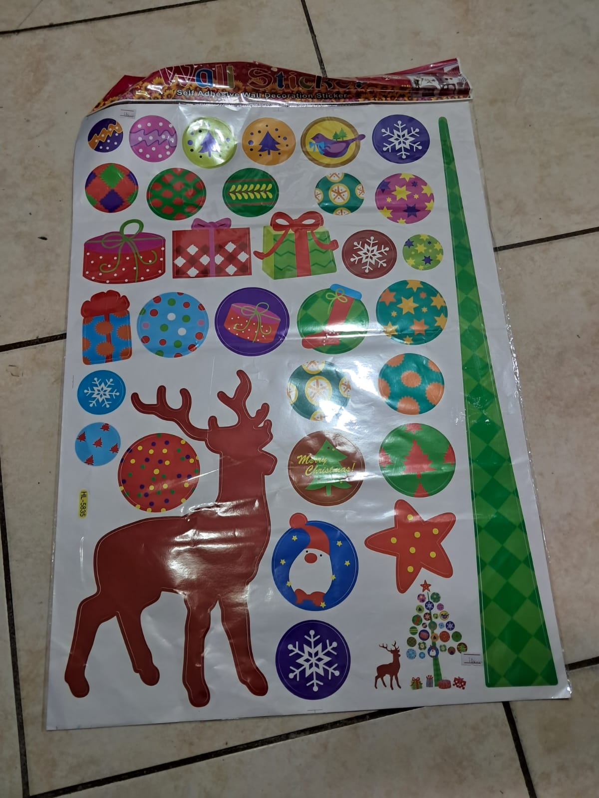 STICKERS NAVIDEÑOS ADHESIVOS DE PARED – RENOS, REGALOS Y ADORNOS – AMALILI 🎅✨