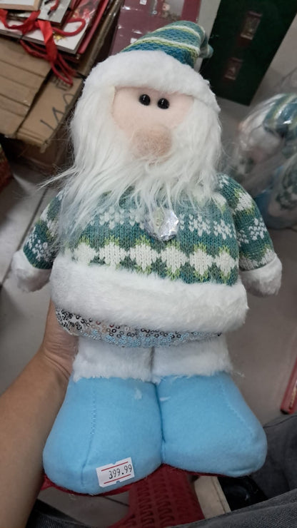 ❄️🎄 MUÑECO NAVIDEÑO NÓRDICO DE PELUCHE – SANTA O RENO (UNIDAD)