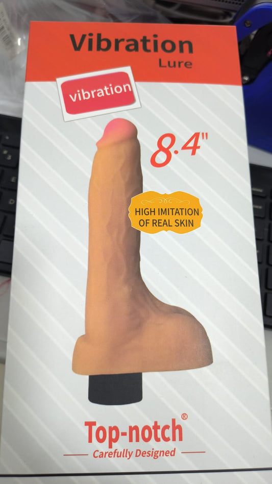 DILDO REALÍSTICO VIBRADOR 8.4” – TEXTURA SUAVE Y ESTIMULACIÓN PROFUNDA