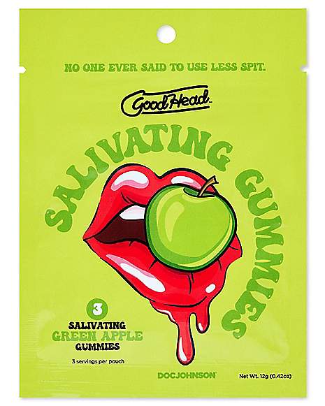 GOMITAS AFRODISÍACAS SALIVATING GREEN APPLE – MÁS SABOR, MÁS DESEO