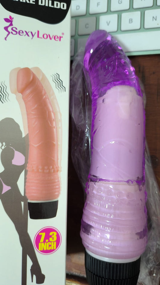 VIBRADOR REALÍSTICO 7.3 PULGADAS SEXY LOVER – DOBLE TEXTURA ESTIMULANTE