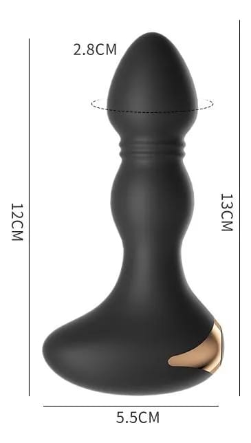 PLUG ANAL EL GUARDIAN NOCTURNO VIBRADOR RECARGABLE USB  CON BASE SEGURA