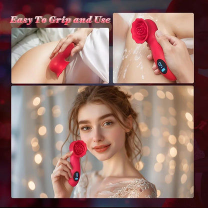 ESTIMULADOR SUCCIONADOR LA ROSA PROHIBIDA INTELIGENTE CON PANTALLA LCD