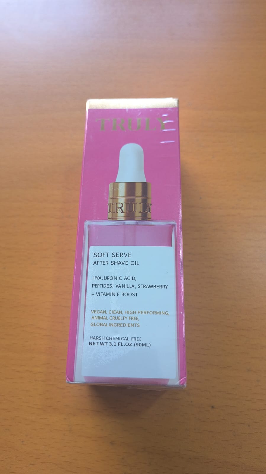 ACEITE AFTER SHAVE ÍNTIMO TRULY SOFT SERVE HIDRATANTE CON ÁCIDO HIALURÓNICO Y VITAMINAS