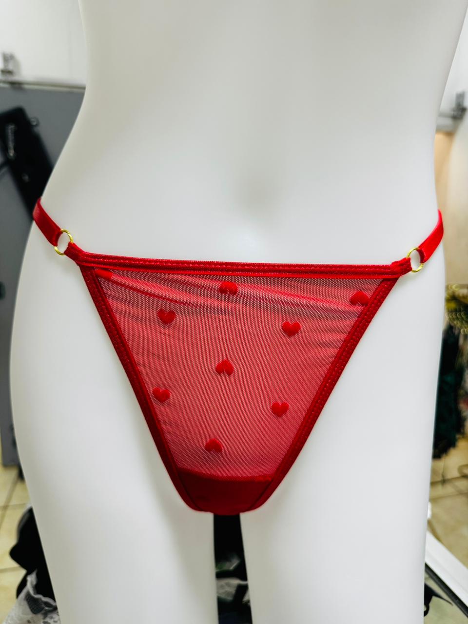 PANTY HILO CON FRASE CALIENTE UNITALLA