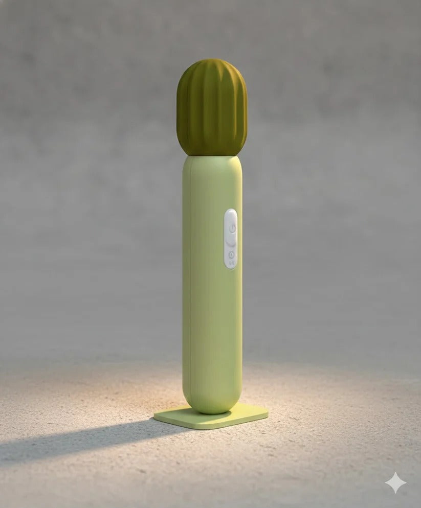 Vibrador tipo varita recargable con estimulación potente para clítoris y múltiples vibraciones