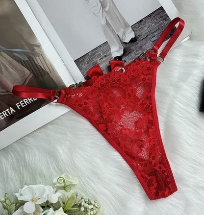 PANTY CON FRASE CALIENTE ABIERTO DEL TRASERO