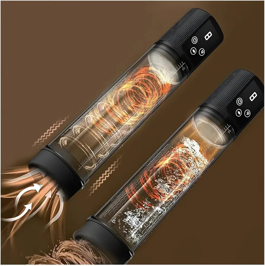 Bomba de Vacío Masculina STELLAN Automática Recargable USB con 9 Modos de Succión