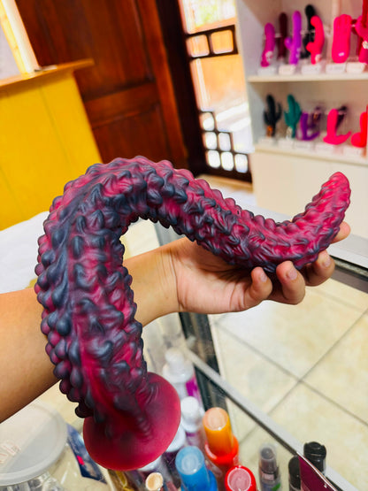 Alien – Dildo Premium de Silicona con Textura 3D y Base de Succión