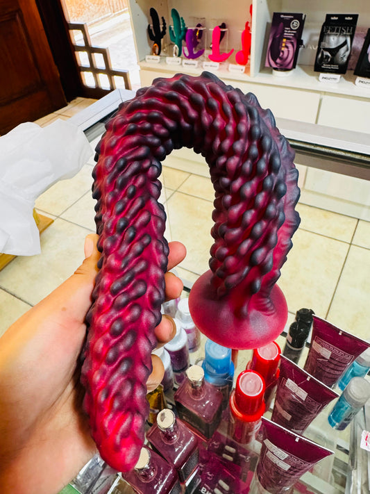 Alien – Dildo Premium de Silicona con Textura 3D y Base de Succión