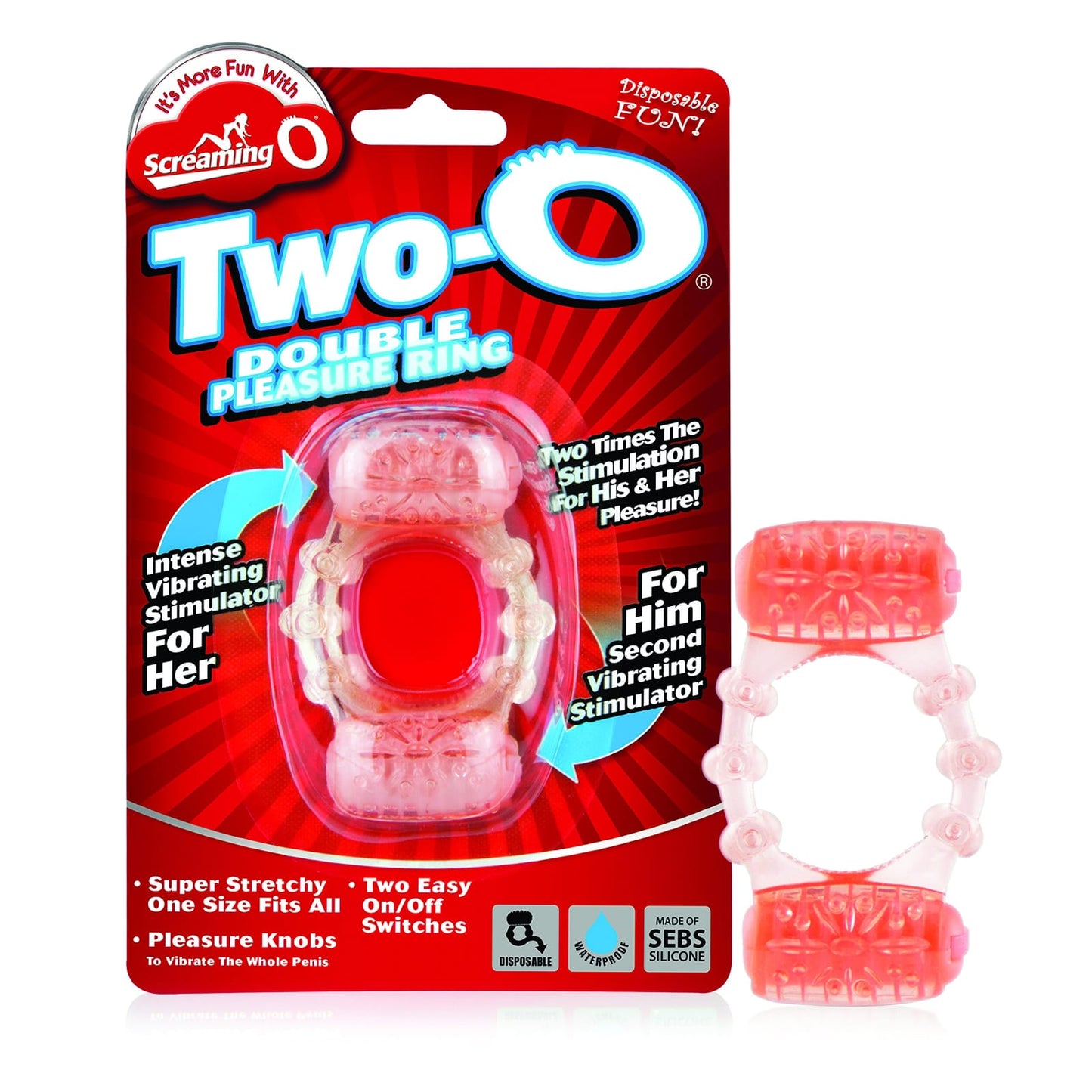 Screaming O Two-O – anillo doble vibrador para parejas