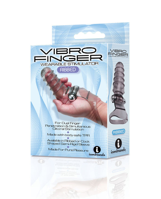VIBRADOR DE DEDO COLOR PURPURA