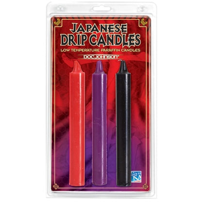 CANDELAS JAPONESAS  – PACK DE  3: ARTE SENSUAL EN CADA GOTA