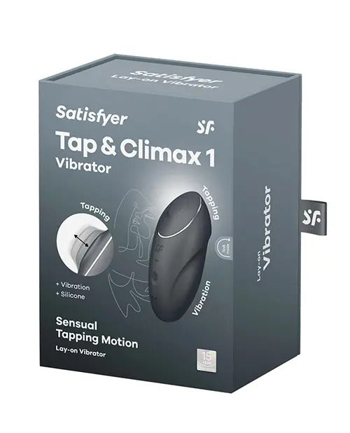 Satisfyer Grey Tap & Climax 1 – Vibrador con Golpeteo y Vibración