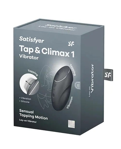 Satisfyer Grey Tap & Climax 1 – Vibrador con Golpeteo y Vibración