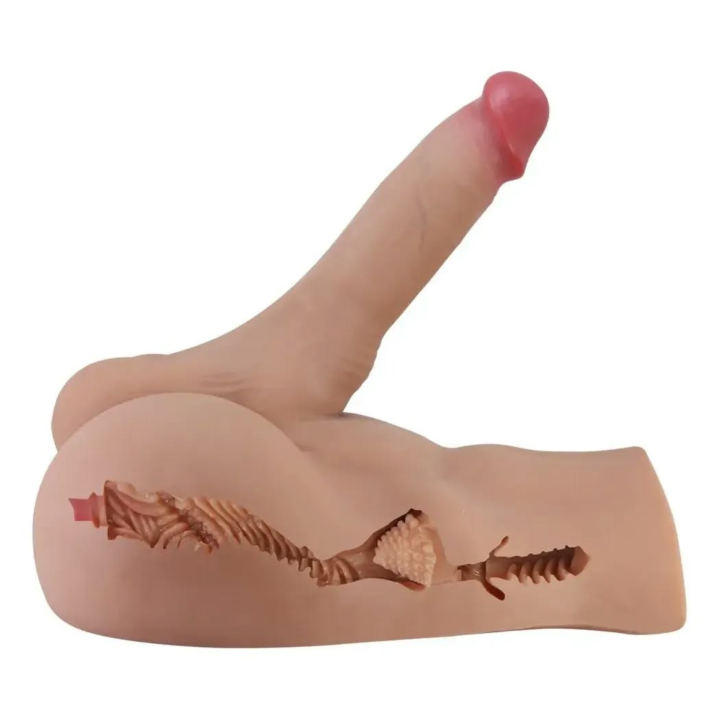 Torso Masculino Realista con Masturbador – 2 en 1 Crazy Bull