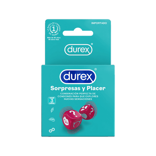 CAJA DE 3 PRESERVATIVOS DUREX