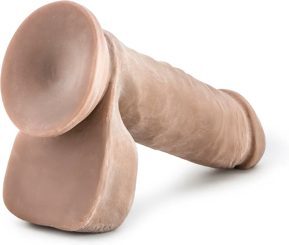 Dildo Realista 8” SensaFeel Dual Density con Ventosa – Au Naturel