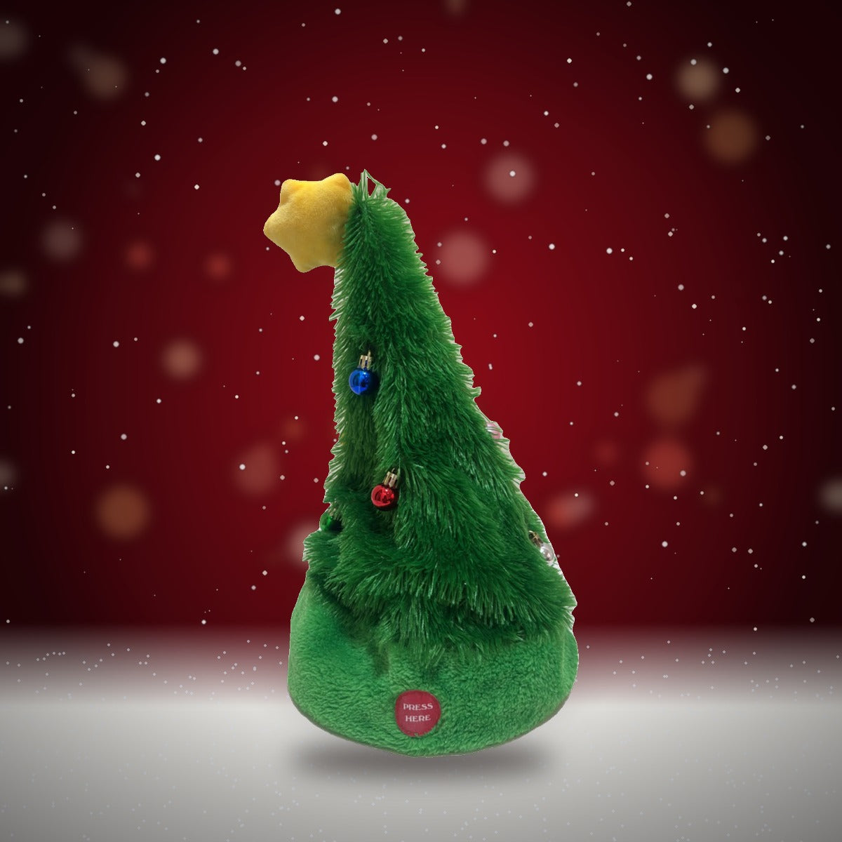 🎄 GORRO NAVIDEÑO ESTILO ARBOL DE NAVIDAD CON MOVIMIENTO