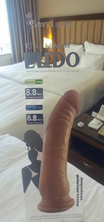 "El Inquieto" DILDO REALISTA 8.8” CON BASE DE SUCCIÓN – EXPERIENCIA NATURAL TOTAL