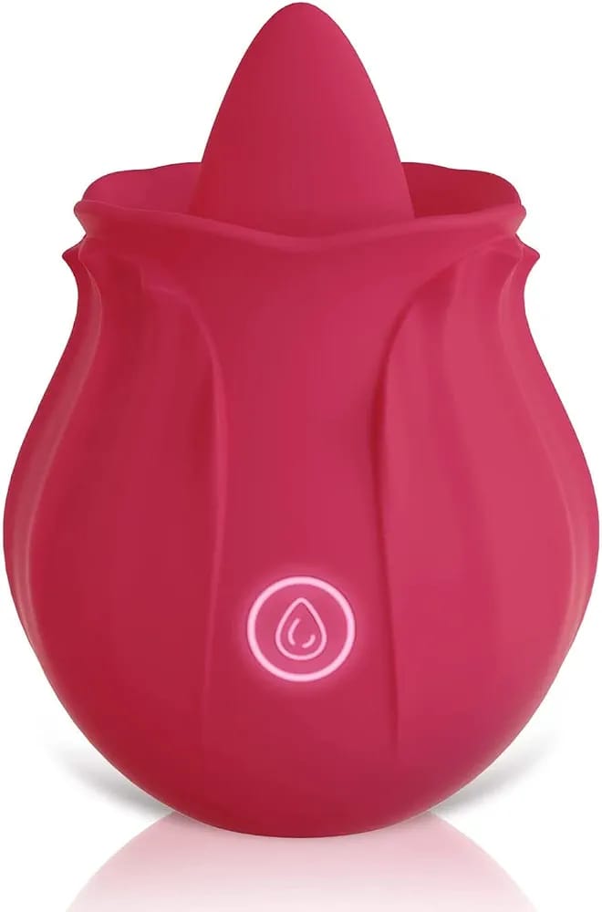 Succionador Clitorial Rosa Blossom™ con Lengüita Vibradora y Carga Magnética USB