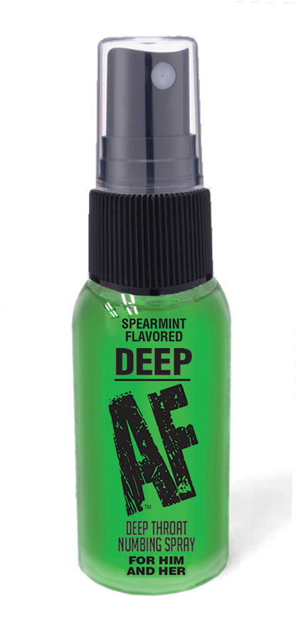 Spray desinbilizante de garganta deep throat sabor menta con lidocaína 5% 30 ml