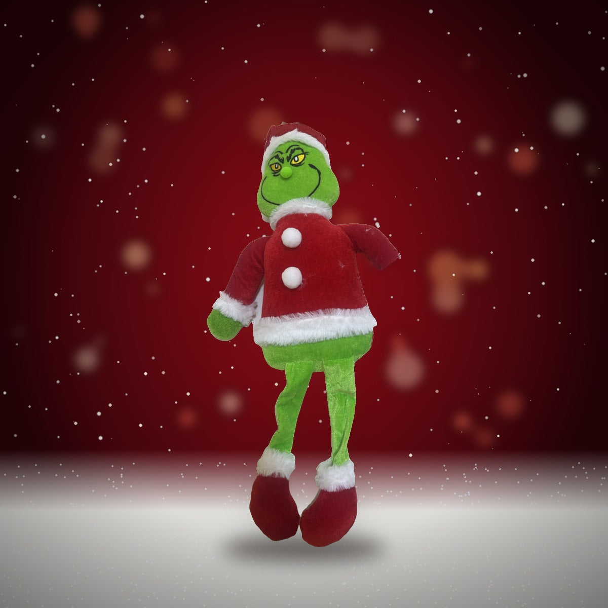 💚 PELUCHE GRANDE DEL GRINCH VESTIDO DE SANTA