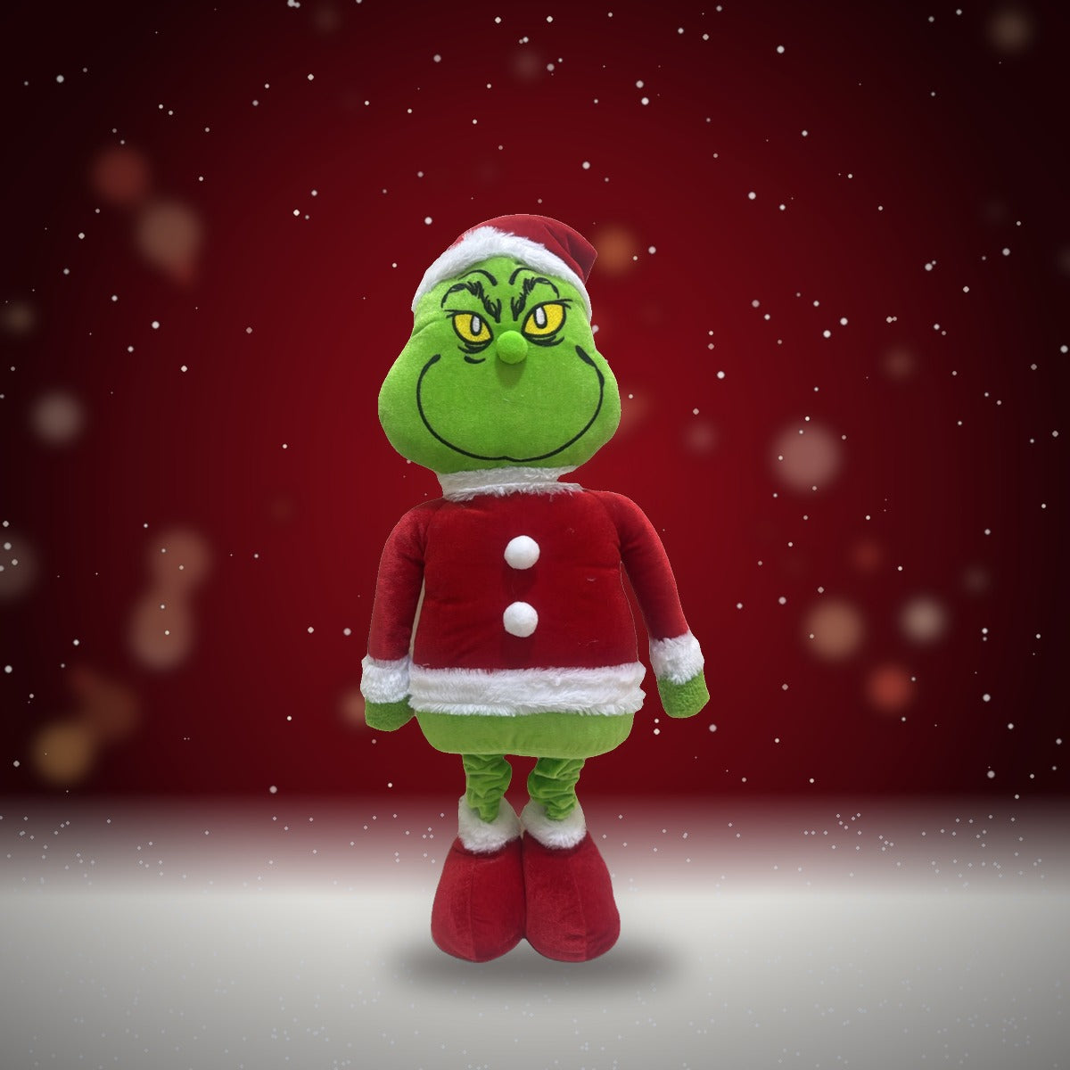 💚 PELUCHE GRANDE DEL GRINCH VESTIDO DE SANTA
