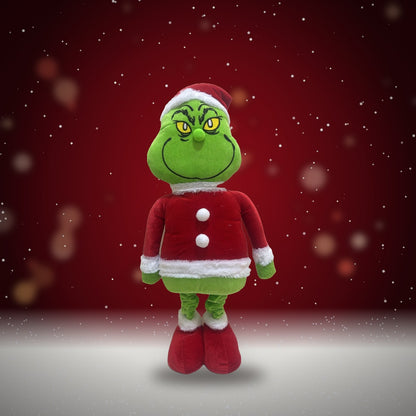💚 PELUCHE GRANDE DEL GRINCH VESTIDO DE SANTA