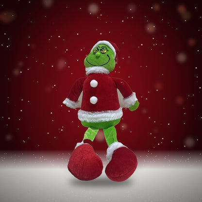 💚 PELUCHE PEQUEÑO DEL GRINCH VESTIDO DE SANTA