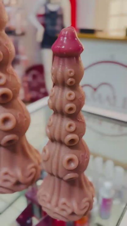 Dildo mounstruoso de tentacles en distintos tamaños