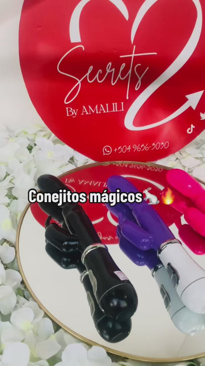 VIBRADOR DE CONEJO ESTIMULADOR DE CLITORIS