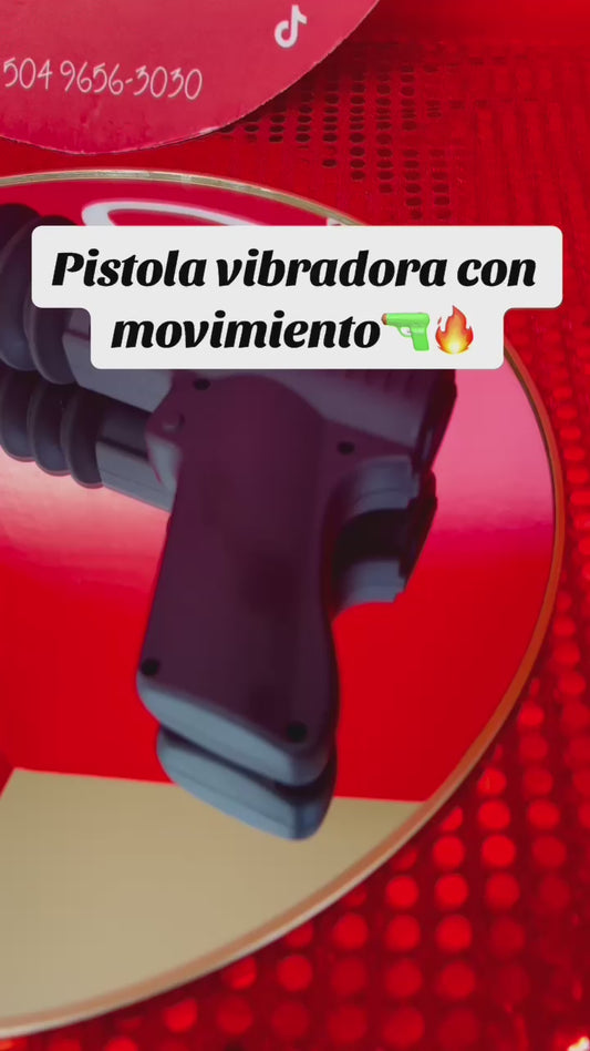 DILDO PISTOLA VIBRADOR CON MOVIMIENTO