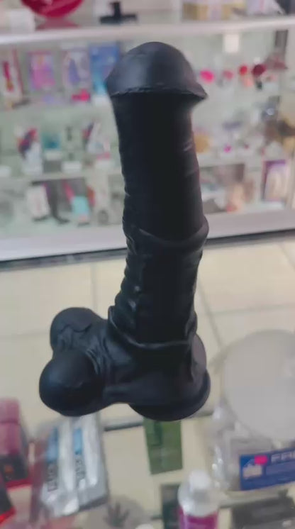 Horse King XL™ Consolador de caballo Vibrador Recargable con Control Remoto, 9 Intensidades y Base de Succión