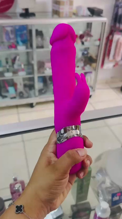Rabbit Deluxe™ Vibrador Conejito Recargable con Doble Estimulación y 7 Modos de Vibración