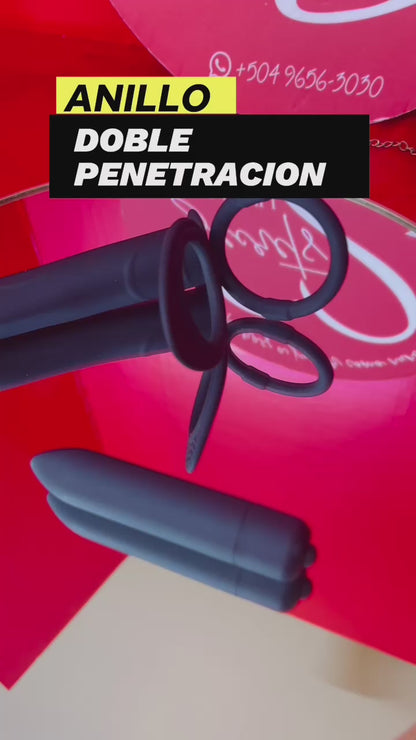 ANILLO DOBLE PENETRACION VIBRADOR